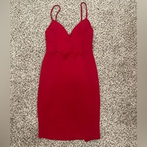 Red Slip Dress